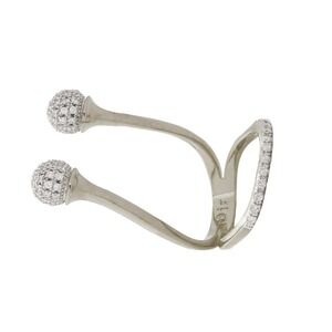 nOir Jewelry Elena Pave Ring Size 7 NWT